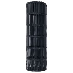 Clôture Euro Gris 0,6 x 25 m Fer revêtu de PVC 522756522756