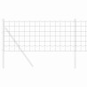 Clôture Euro Gris 0,4 x 25 m Fer revêtu de PVC 522758522758