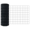 Clôture Euro Gris 0,6 x 50 m Fer revêtu de PVC 522762522762