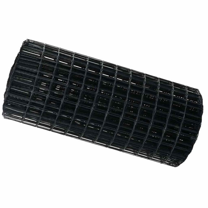 Clôture Euro Gris 0,4 x 50 m Fer revêtu de PVC 522763522763