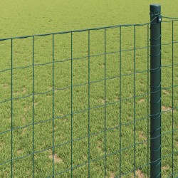 Clôture Euro Vert 1 x 10 m Fer revêtu de PVC 522779522779