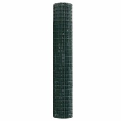 Clôture Euro Vert 1,5 x 10 m Fer revêtu de PVC 522784522784
