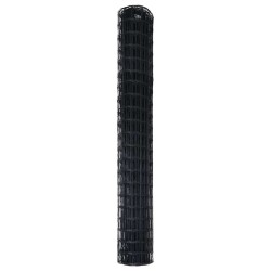 Clôture Euro Noir 1,6 x 10 m Fer revêtu de PVC 522788522788