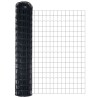 Clôture Euro Gris 1,4 x 10 m Fer revêtu de PVC 522792522792