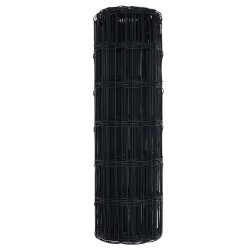 Clôture Euro Gris 0,6 x 50 m Fer revêtu de PVC 522793522793
