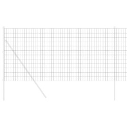Clôture Euro Gris 1,4 x 10 m Fer revêtu de PVC 522800522800