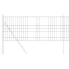 Clôture Euro Gris 0,4 x 10 m Fer revêtu de PVC 522802522802