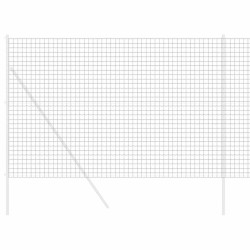 Clôture Euro Gris 1,6 x 10 m Fer revêtu de PVC 522803522803