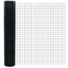 Clôture Euro Gris 1,5 x 10 m Fer revêtu de PVC 522804522804