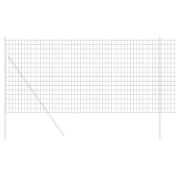Clôture Euro Gris 1,2 x 10 m Fer revêtu de PVC 522807522807