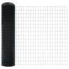 Clôture Euro Gris 1,2 x 10 m Fer revêtu de PVC 522807522807