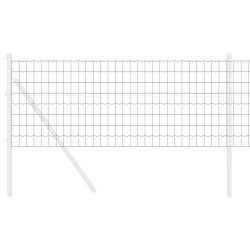 Clôture Euro Gris 0.4 x 25 m Fer revêtu de PVC 522815522815