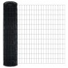 Clôture Euro Gris 1,2 x 25 m Fer revêtu de PVC 522820522820