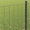 Clôture Euro Gris 0,4 x 10 m Fer revêtu de PVC 522822522822