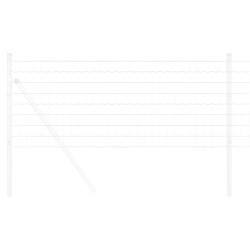 Clôture Euro 0,6 x 10 m Fer revêtu de PVC 522824522824