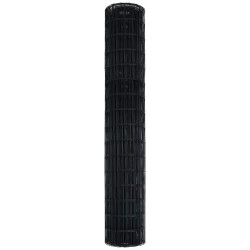 Clôture Euro Gris 1,6 x 10 m Fer revêtu de PVC 522835522835