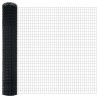 Clôture Euro Gris 1,6 x 10 m Fer revêtu de PVC 522839522839
