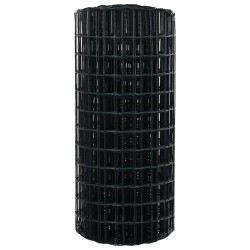 Clôture Euro Gris 0,8 x 10 m Fer revêtu de PVC 522841522841