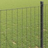 Clôture Euro Gris 0,4 x 10 m Fer revêtu de PVC 522843522843