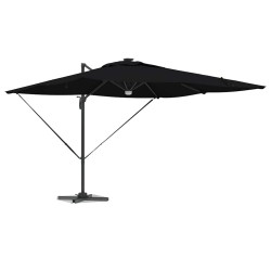 Parasol Roma Noir 286 x 284 x 270 cm Aluminium et polyester 522847522847