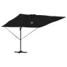 Parasol Roma Noir 286 x 284 x 270 cm Aluminium et polyester 522847522847