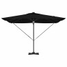 Parasol Roma Noir 286 x 284 x 270 cm Aluminium et polyester 522847522847