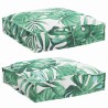 Coussin Feuille 2 pcs Motif feuille 40 x 40 x 8 cm Tissu Oxford 522848522848