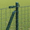 Poteau de clôture. 13 pcs Vert Acier 522881522881