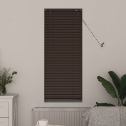 Store Vénitien Marron foncé avec motif 150 x 50 cm PVC 522897522897