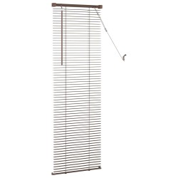 Store Vénitien Marron foncé avec motif 150 x 40 cm PVC 522906522906