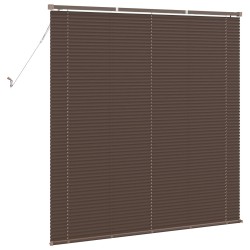 Store Vénitien Marron foncé avec motif 150 x 130 cm PVC 522912522912
