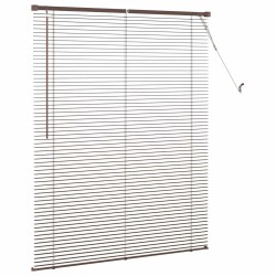 Store Vénitien Marron foncé avec motif 150 x 120 cm PVC 522913522913