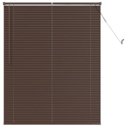 Store Vénitien Marron foncé avec motif 150 x 110 cm PVC 522914522914