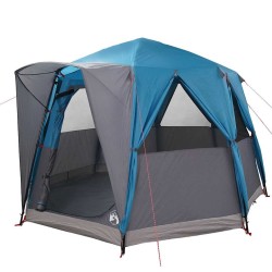 Tente de cabine 3 personnes Bleu et gris 320 x 320 x 203 cm 522934522934