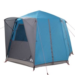 Tente de cabine 3 personnes Bleu et gris 320 x 320 x 203 cm 522934522934