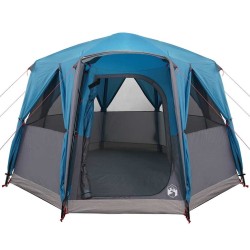 Tente de cabine 3 personnes Bleu et gris 320 x 320 x 203 cm 522934522934