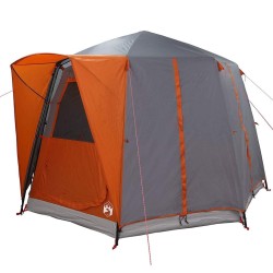 Tente de cabine 3 personnes Gris et orange 320 x 320 x 203 cm 522936522936