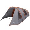 Tente tunnel 4 personnes Gris et orange 778 x 356 x 210 cm 522943522943