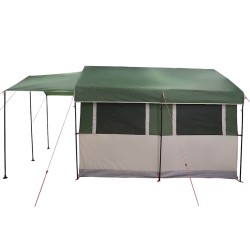 Tente familiale 4 personnes Vert et blanc 324 x 255 x 230 cm 522955522955