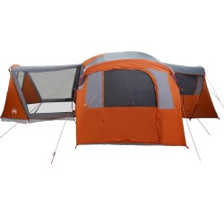 Tente familiale 20 personnes Gris et orange 745 x 700 x 217 cm 522959522959