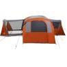 Tente familiale 20 personnes Gris et orange 745 x 700 x 217 cm 522959522959