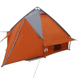 Tente Teepee 4-Personnes Gris et orange 388 x 320 x 169 cm 522962522962