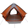 Tente Teepee 4-Personnes Gris et orange 388 x 320 x 169 cm 522962522962