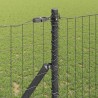 Poteau de clôture. 13 pcs Gris Acier 522967522967