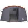 Tente tunnel 4 personnes Gris et orange 318 x 275 x 140 cm 522980522980