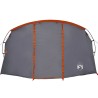 Tente tunnel 4 personnes Gris et orange 318 x 275 x 140 cm 522980522980