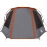 Tente Tunnel 3 Personnes Gris et orange 328 x 228 x 115 cm 522983522983