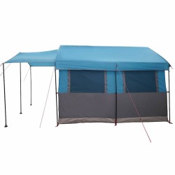 Tente familiale 4 personnes Bleu et gris 324 x 255 x 230 cm 522987522987