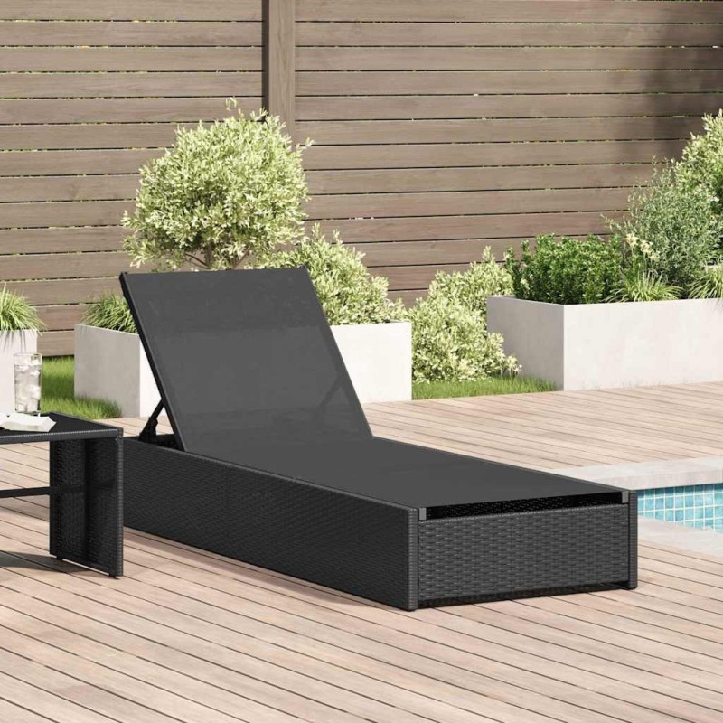 Transat Noir 200,5 x 70 x 75 cm polyrotin 522988522988