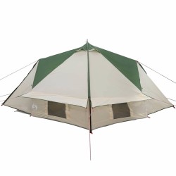 Tente Teepee 4-Personnes Vert et gris 388 x 320 x 169 cm 522990522990